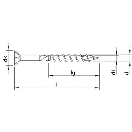 VIS HECO TOPIX PLUS TETE FRAISEE TORX