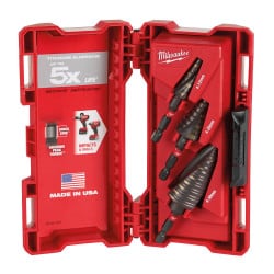 Coffret de 3 forets étagés choc MILWAUKEE
