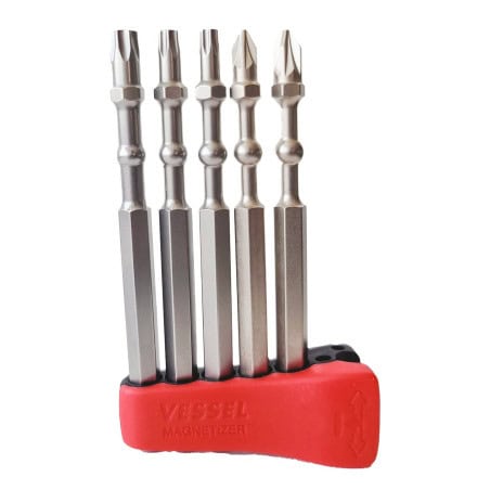 Coffret embouts à choc 5 embouts PZ-Torx VESSEL