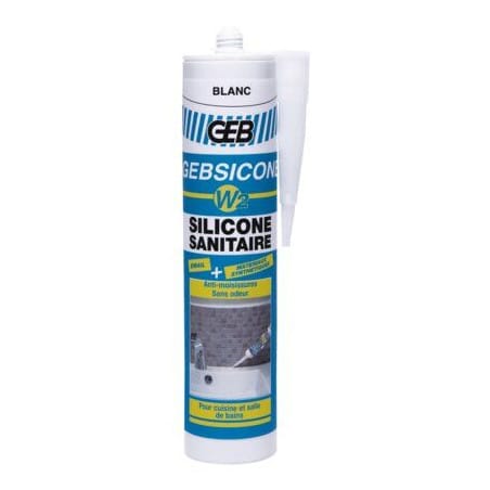 MASTIC SANITAIRE NEUTRE GEBSICONE W2