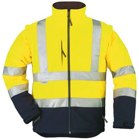 Veste sofshell HV 2/1 Station jaune - COVERGUARD