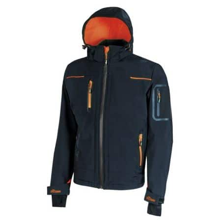 Veste softshell Space marine / orange U-POWER