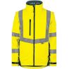 Veste softshell HV Himalaya 2 en 1 jaune / marine T2S