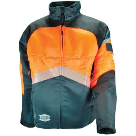 Veste forestier classe 1 gris / orange SOLIDUR