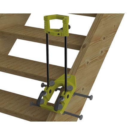 Support de perçage pivotant sur escaliers avec fixation FAMAG