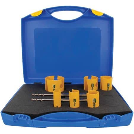 Coffret 6 scies trépans carbure multi construction FISCH