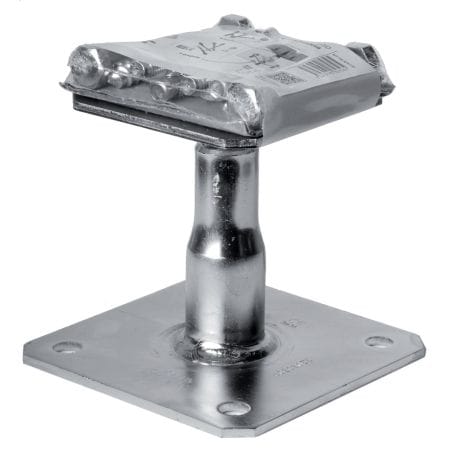 Pied de poteau réglable finition acier galvanisé KIT FIX APB100 SIMPSON