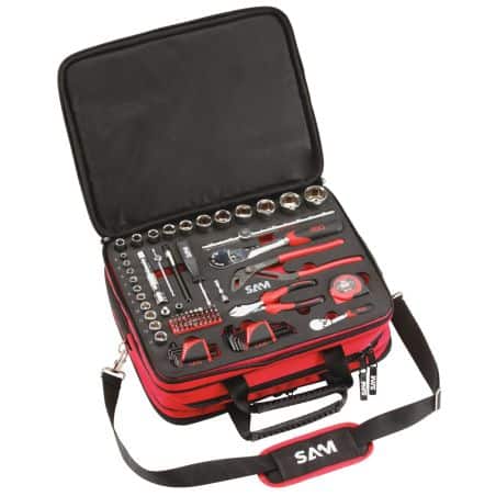 Valise textile complète 100 outils SAM OUTILLAGE