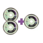 Lot 2 disques diamant ULTRA CERAM + 1 offert 11131523 SIDAMO