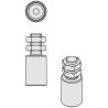 Rouleau nylon 230i tige inox 11301310 COMUNELLO