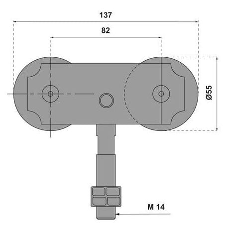 Monture pivotante 663 663 MANTION