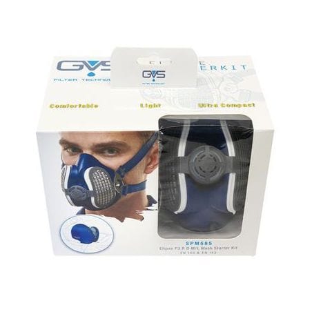 Starter Kit Demi-Masque Elipse + 2 Filtres P3 + Sacoche STARTER KIT GVS