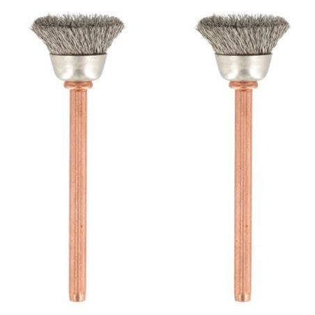 Lot 2 brosses boisseau en acier inoxydable 13 mm DREMEL 531 26150531JA DREMEL