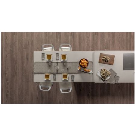 Ferrure coulissante pour plan de travail ou table VOILA 411/78.1190.25 ATIM