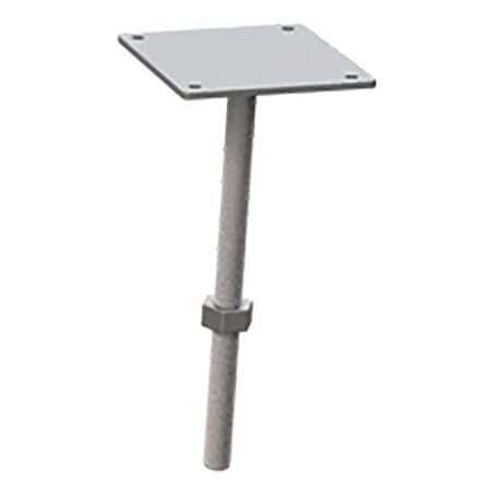 Support plat pour vis de fondation Acier galvanisé à chaud FD1221 COBRA