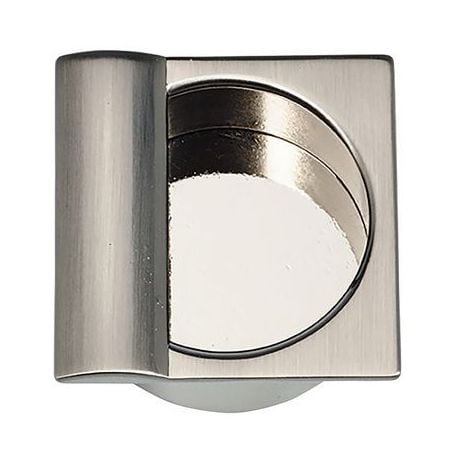 Poignée cuvette round insert 1133 zamak Inox brossé 11.3399.49 METAKOR