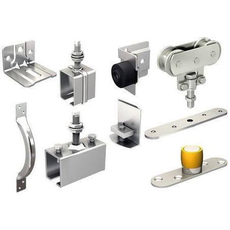 Kit garniture à déplacement droit pour porte 150 kg 5040GVU-6 MANTION