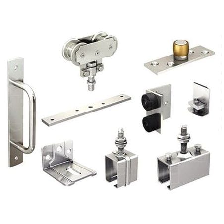 Kit garniture à déplacement droit pour porte 300 kg 6255 GV MANTION