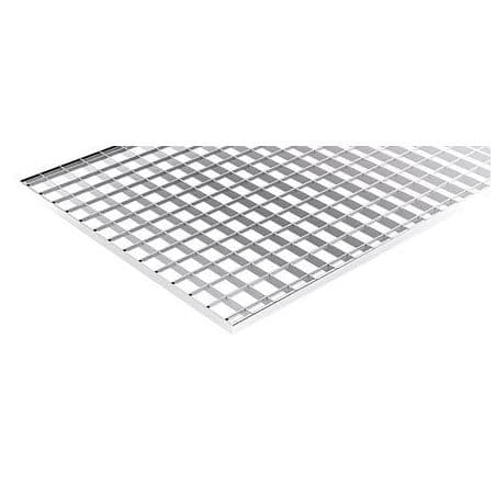 Tapis caillebotis métal 1 000 x 500 GALVA 30X30 BP 30/2 500X1000