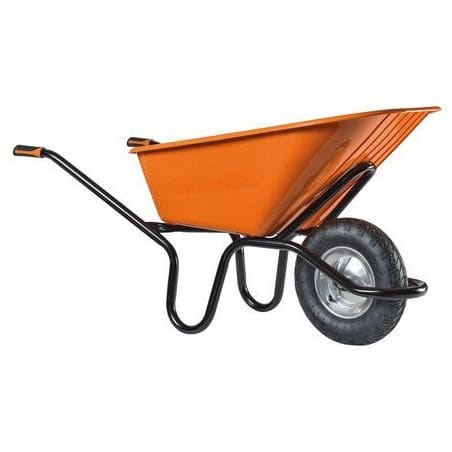 Brouette cuve plastique 120 L roue gonflée 305210001 HAEMMERLIN