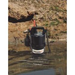 Pompe eau très chargée avec...