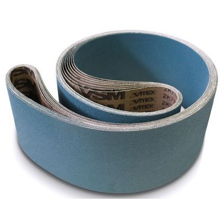 Bande abrasive zirconium pour ponceuse à bande AZBX36F635 VSM