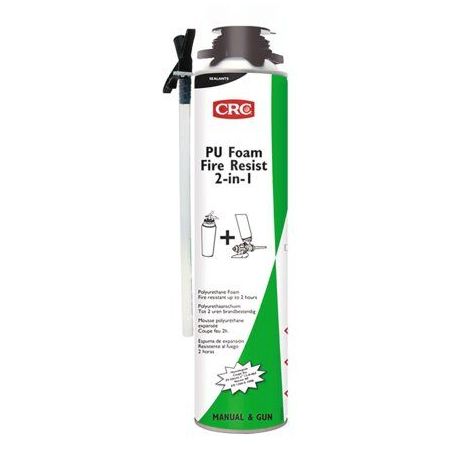 Mousse PU coupe feu Foam Fire Resist 2en1 Aérosol 32476 CRC