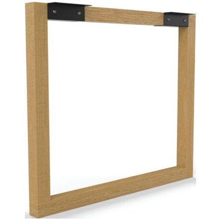 Pied de table cadre bois Hauteur 710 mm 54366 INTERGES.COM