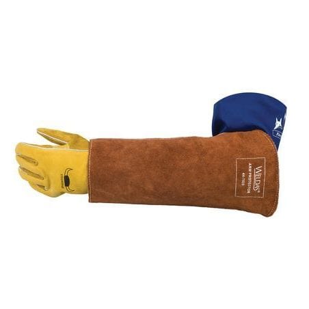 Protection renforcée de bras cuir de bovin 44-7028 WELDAS