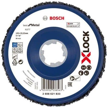 Disque de nettoyage X-LOCK N377 125 mm 2608621833 BOSCH