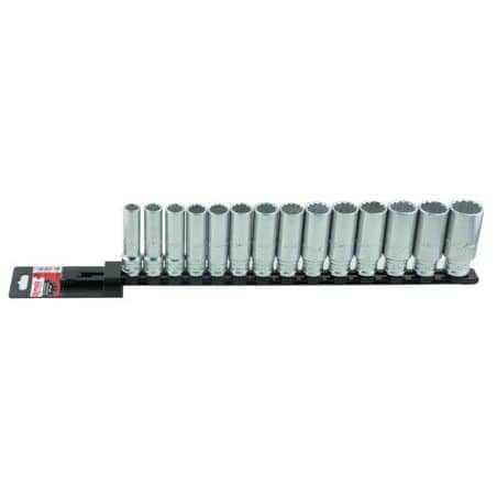 Jeu de 14 douilles longues 1/2" 12 pans 9430070001 MOB