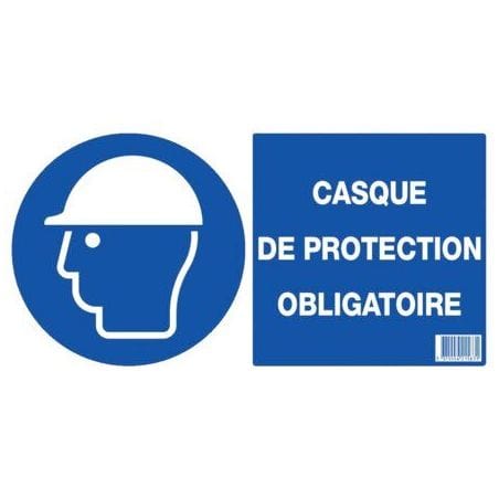 Panneau port du casque obligatoire 621583 TALIAPLAST