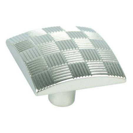 Bouton Country Chess zamak Nickelé satiné 8191/500