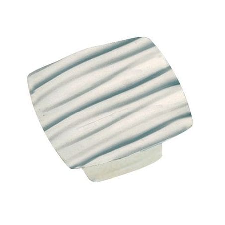 Bouton Country Rough zamak Nickelé satiné 6150500
