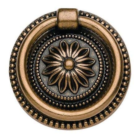 Anneau Louis XVI marguerite Laiton patiné 1011/2V