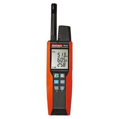 Mesureur de dioxyde de carbone SEFRAM9825 Sefram