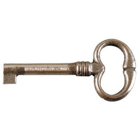 Clé anneau rustique ancienne Fer poli 12192/002