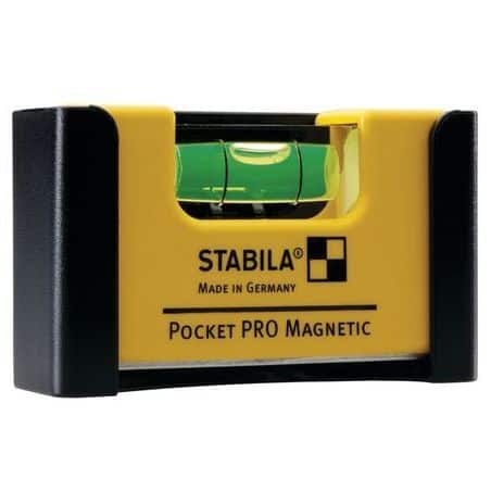 Niveau à bulle pocket magnétique 17768 STABILA