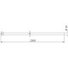 Kit rallonge pour serrure PERFECTA 990122 ISEO