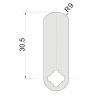 Came pour serrure batteuse CAME 4929-02 RONIS