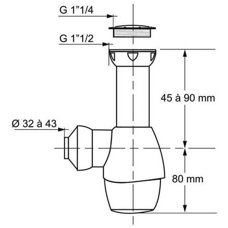 Siphon tout en un universel 30723669 Wirquin