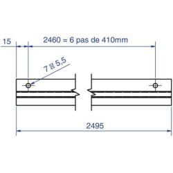 Accroche pour bandeau bois...