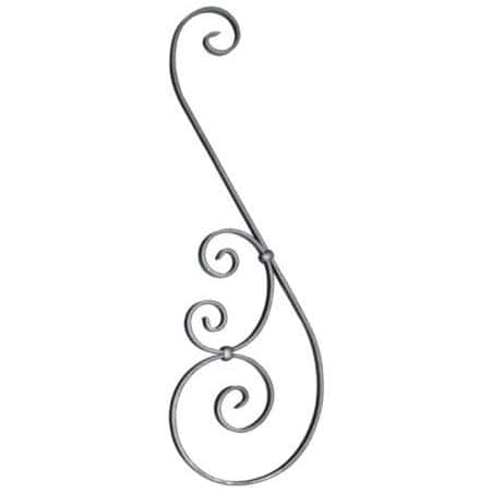 Motif et remplissage Grand S inégal 04.119