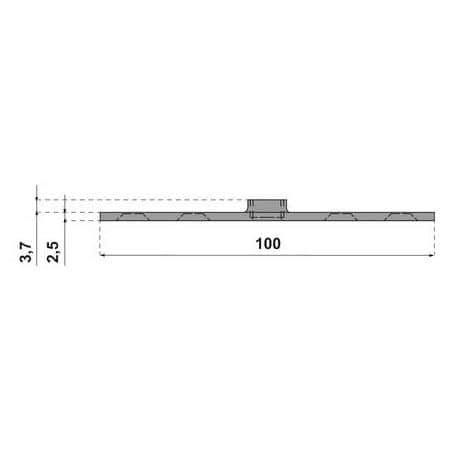 Platine de fixation droite 36 0036 MANTION