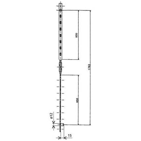 Raidisseur de porte G-19975-00-0-1 FERCO