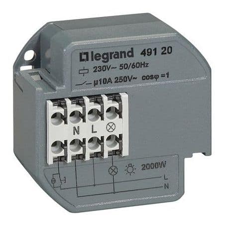 Télérupteur unipolaire 049120 LEGRAND