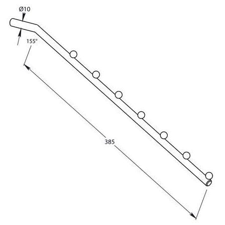 Bras perroquet inox 2B0910 CUIVRINOX
