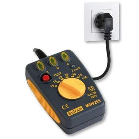 Testeur de prise MW 9205 Sefram
