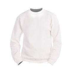 Sweat col rond blanc BC502