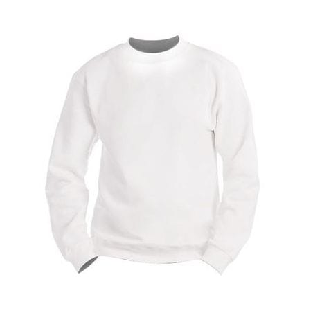 Sweat col rond blanc BC502